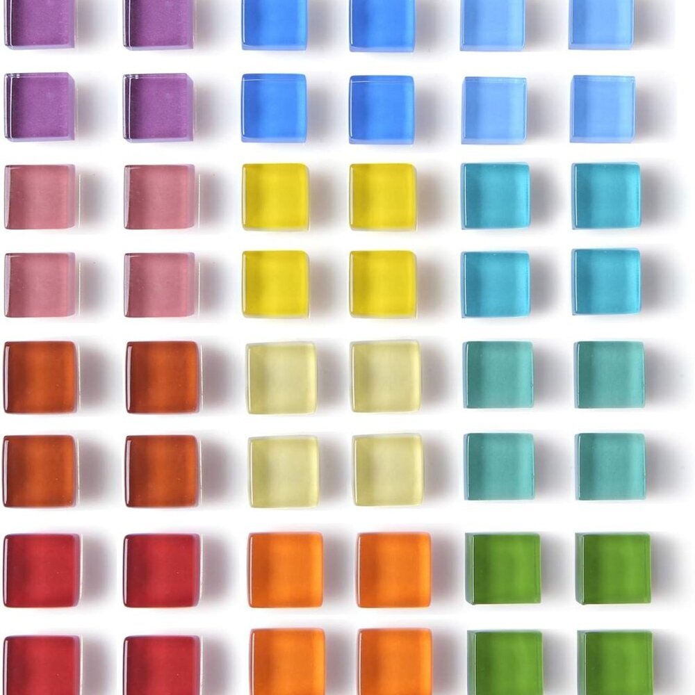 48 Pack Glass Refrigerator Magnets for Fridge Cute Magnets Color Decorative Magn